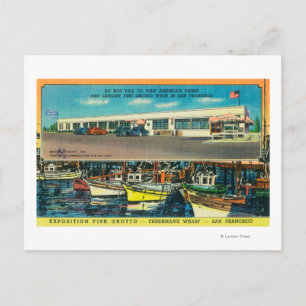 View of the Exposition Fish Grotto Postcard
