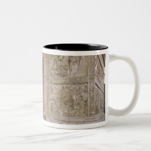 View of the exterior showing the stairway Two_Tone coffee mug
