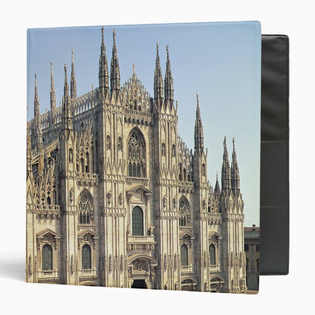 View of the facade, begun 1386 3 ring binder (Front/Inside)