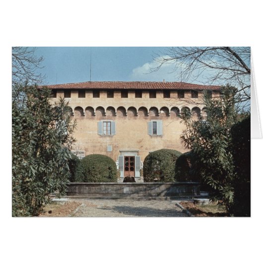 View of the facade, designed for Cosimo Cards (Front Horizontal)