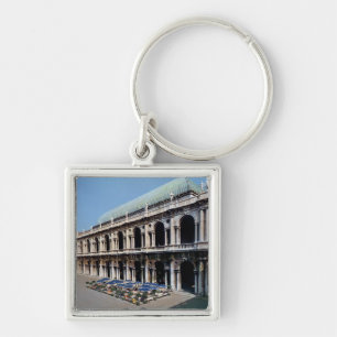 View of the facade of the Basilica Palladiana Keychain