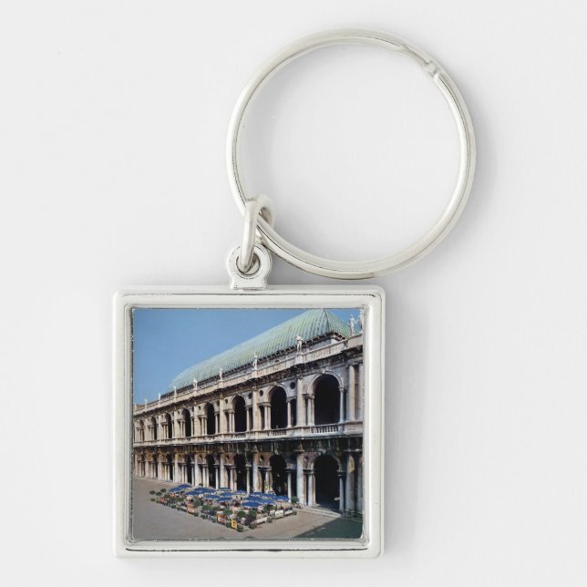 View of the facade of the Basilica Palladiana Keychain (Front)