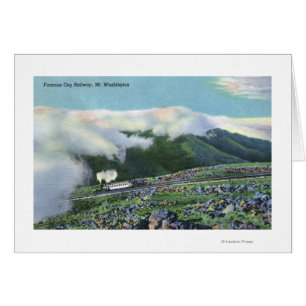 View of the Famous Cog Railway