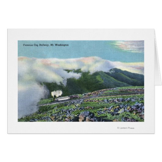 View of the Famous Cog Railway Cards (Front Horizontal)