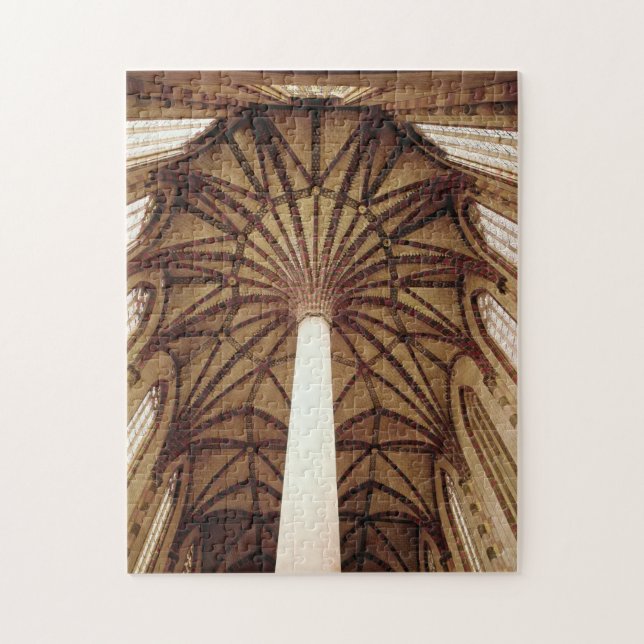 View of the Fan Vaulting of the Ceiling Jigsaw Puzzle (Vertical)