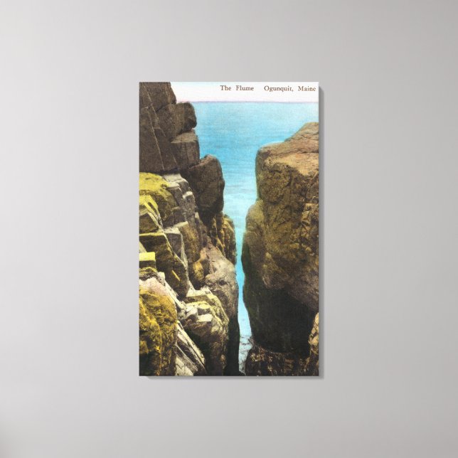 View of the Flume Canvas Print (Front)