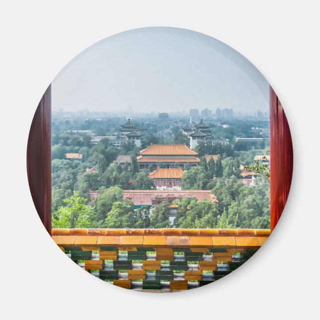 View of the Forbidden City from Jing Shan Magnet (Front)