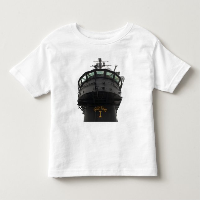 View of the front section of the superstructure toddler t-shirt (Front)