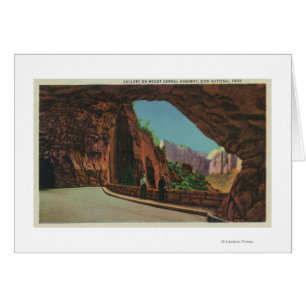 View of the Gallery on Mount Carmel Highway Cards