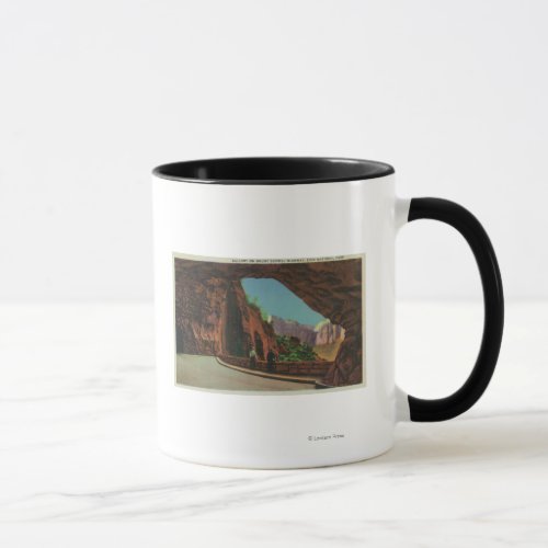 View of the Gallery on Mount Carmel Highway Mug