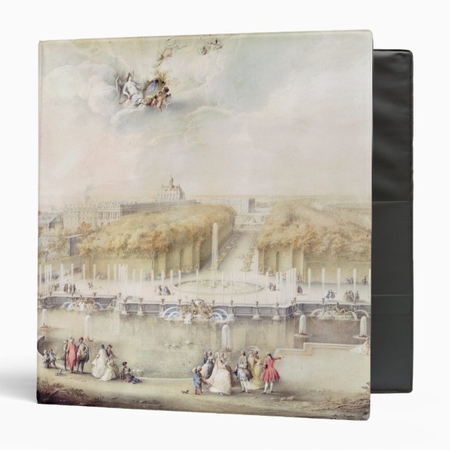 View of the Gardens and the Chateau of Versailles Binder (Front/Inside)
