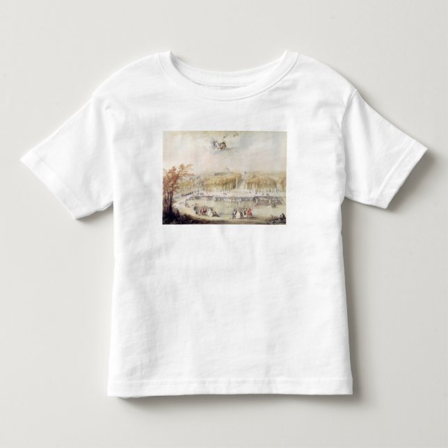 View of the Gardens and the Chateau of Versailles Toddler T-shirt (Front)