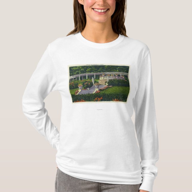 View of the Gardens at Yaddo T-Shirt (Front)