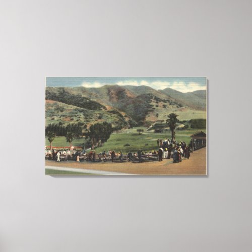 View of the Golf Course Canvas Print