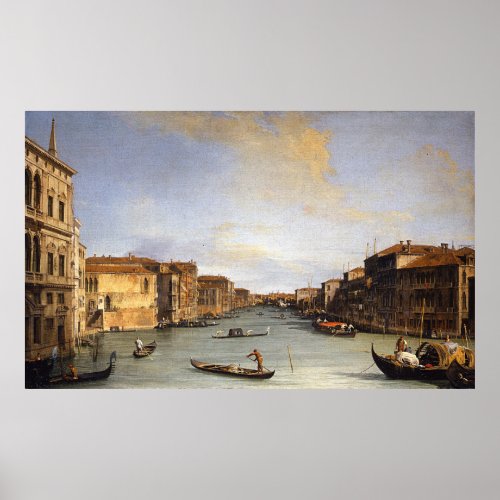 View of the Grand Canal Venice _ Canaletto Poster