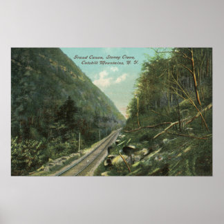 View of the Grand Canyon and Stoney Clove Poster