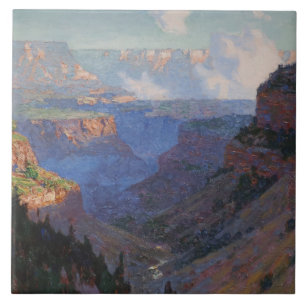 View of the Grand Canyon (by E.H. Potthast) Ceramic Tile