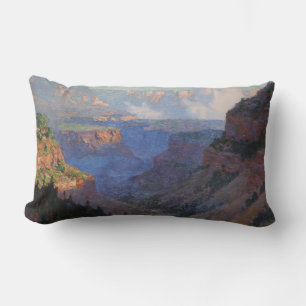 View of the Grand Canyon (by E.H. Potthast) Lumbar Pillow