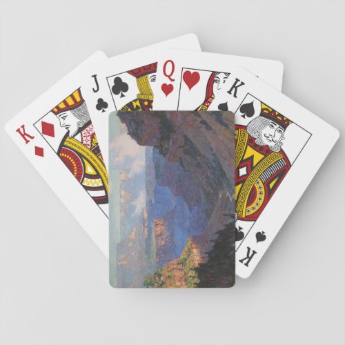 View of the Grand Canyon by EH Potthast Poker Cards