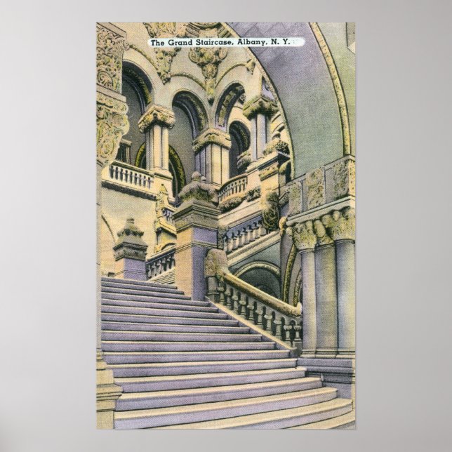 View of the Grand Staircase Poster (Front)