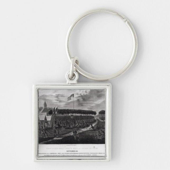 View of the Great Treaty Held at Prairie du Keychain (Front)