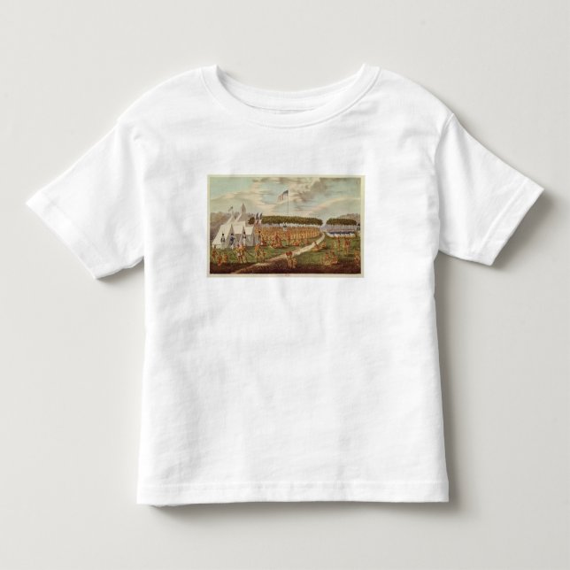 View of the Great Treaty Held at Prairie du Toddler T-shirt (Front)