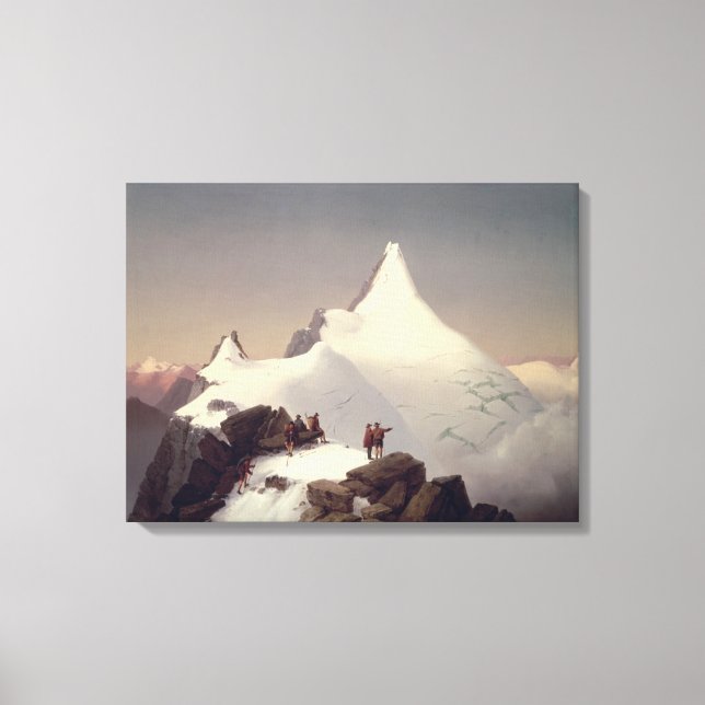 View of the 'Grossglockner' mountain Canvas Print (Front)
