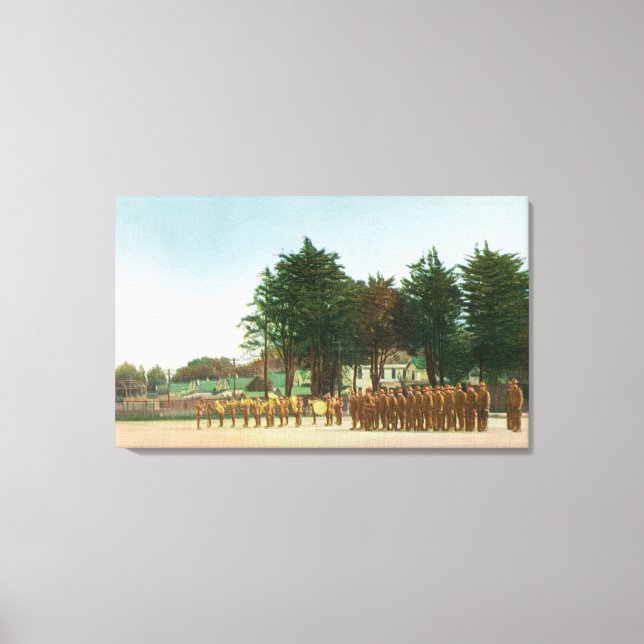 View of the Guard Mount Presidio in Formation Canvas Print (Front)