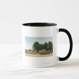 View of the Guard Mount Presidio in Formation Mug
