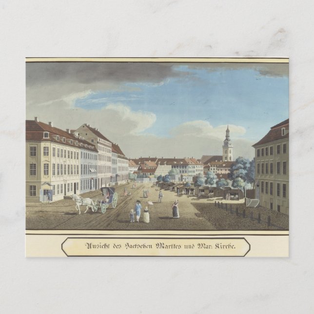 View of the Hackescher Markt Postcard (Front)