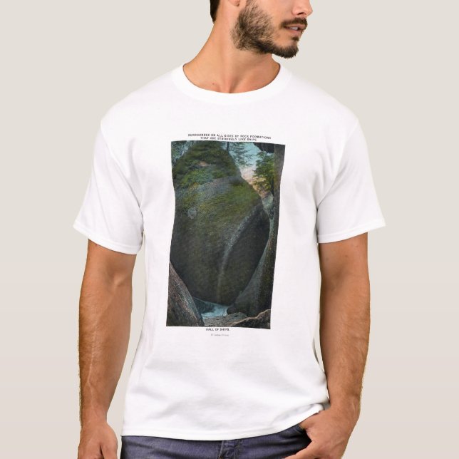 View of the Hall of Ships, Rock Formations T-Shirt (Front)