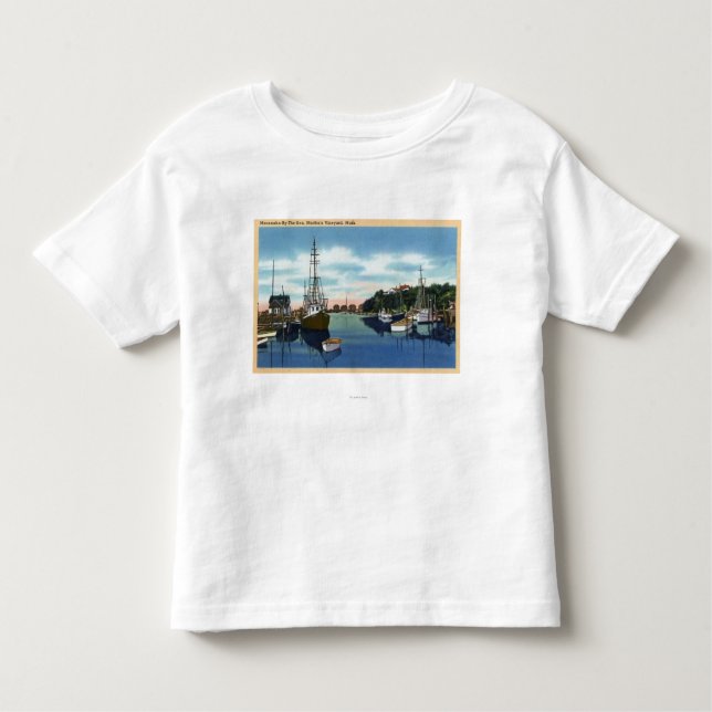 View of the Harbor, Martha's Vineyard Toddler T-shirt (Front)