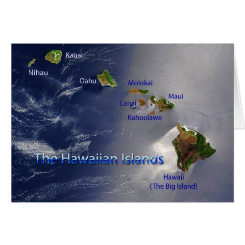 View of the Hawaiian Islands