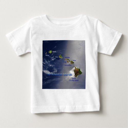 View of the Hawaiian Islands Baby T_Shirt