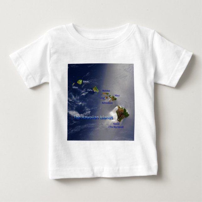 View of the Hawaiian Islands Baby T-Shirt (Front)