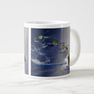 View of the Hawaiian Islands Giant Coffee Mug