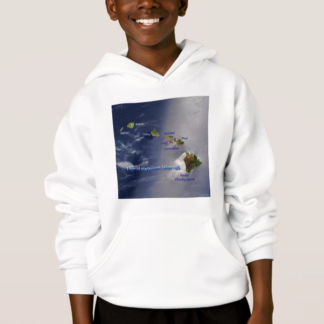 View of the Hawaiian Islands Hoodie (Front)