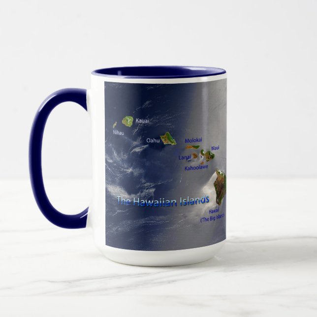 View of the Hawaiian Islands Mug (Left)