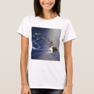 View of the Hawaiian Islands T-Shirt