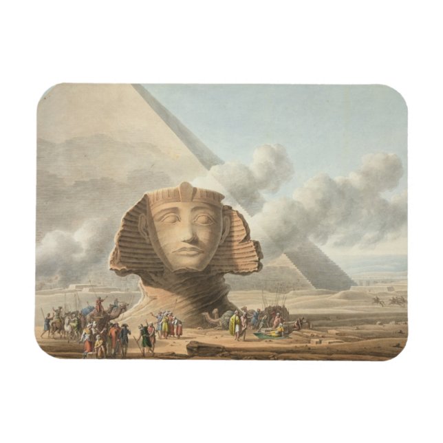 View of the Head of the Sphinx and the Pyramid of Magnet (Horizontal)