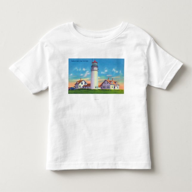 View of the Highland Lighthouse Toddler T-shirt (Front)