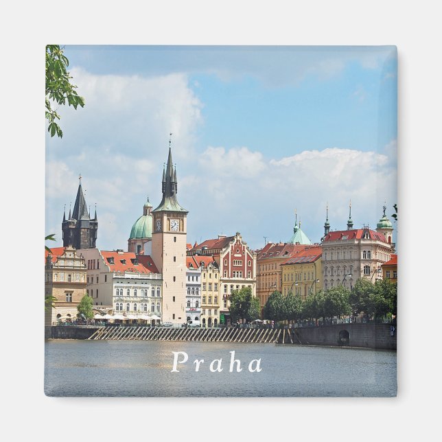 View of the historical part of Prague. Magnet (Front)