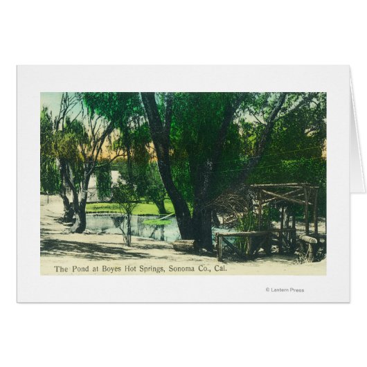 View of the Hot Springs Pond Cards (Front Horizontal)
