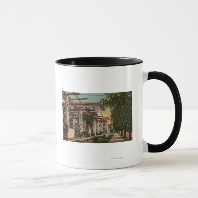 View of the Hotel Maryland & Pergola Mug (Right)