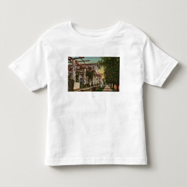 View of the Hotel Maryland & Pergola Toddler T-shirt (Front)