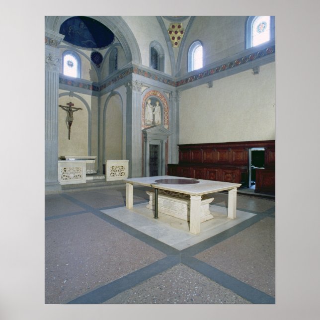 View of the interior, built c.1420-29 (photo) poster (Front)