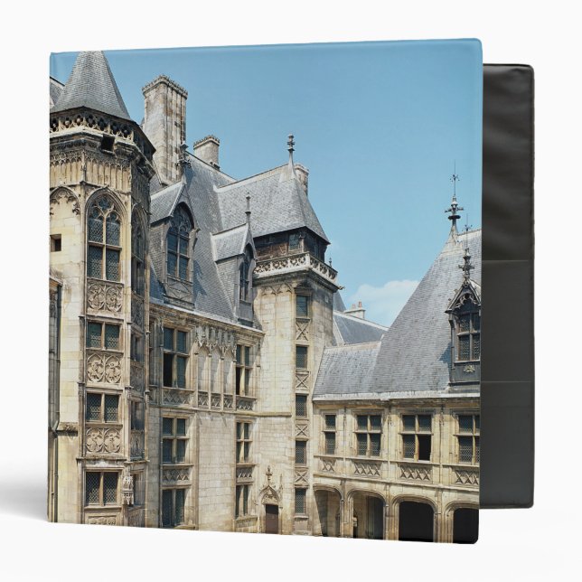 View of the interior courtyard, 1443-51 3 ring binder (Front/Inside)