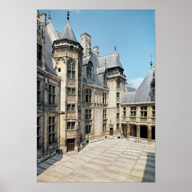 View of the interior courtyard, 1443-51 poster (Front)