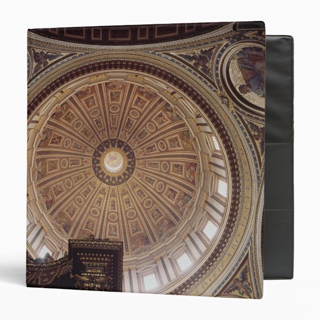 View of the interior of the dome 3 ring binder (Front/Inside)