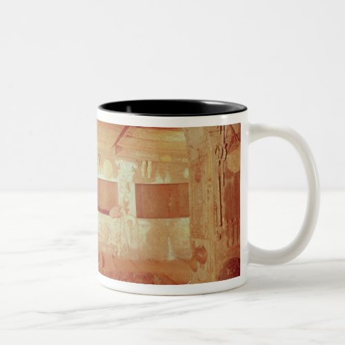 View of the Interior of the Tomb Two_Tone Coffee Mug
